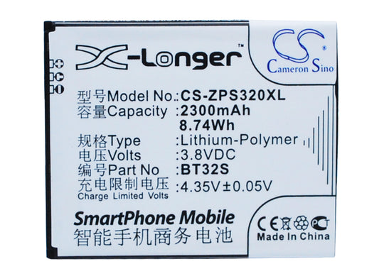 Replacement Battery for ZOPO ZP320 – Mobile, SmartPhone – 2300mAh / 3.8V - image 1