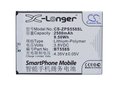 Replacement Battery for ZOPO S5580 – Mobile, SmartPhone – 2500mAh / 3.8V - image 5
