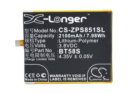 Replacement Battery for ZOPO ZP1000 – Mobile, SmartPhone – 2100mAh / 3.8V - image 5