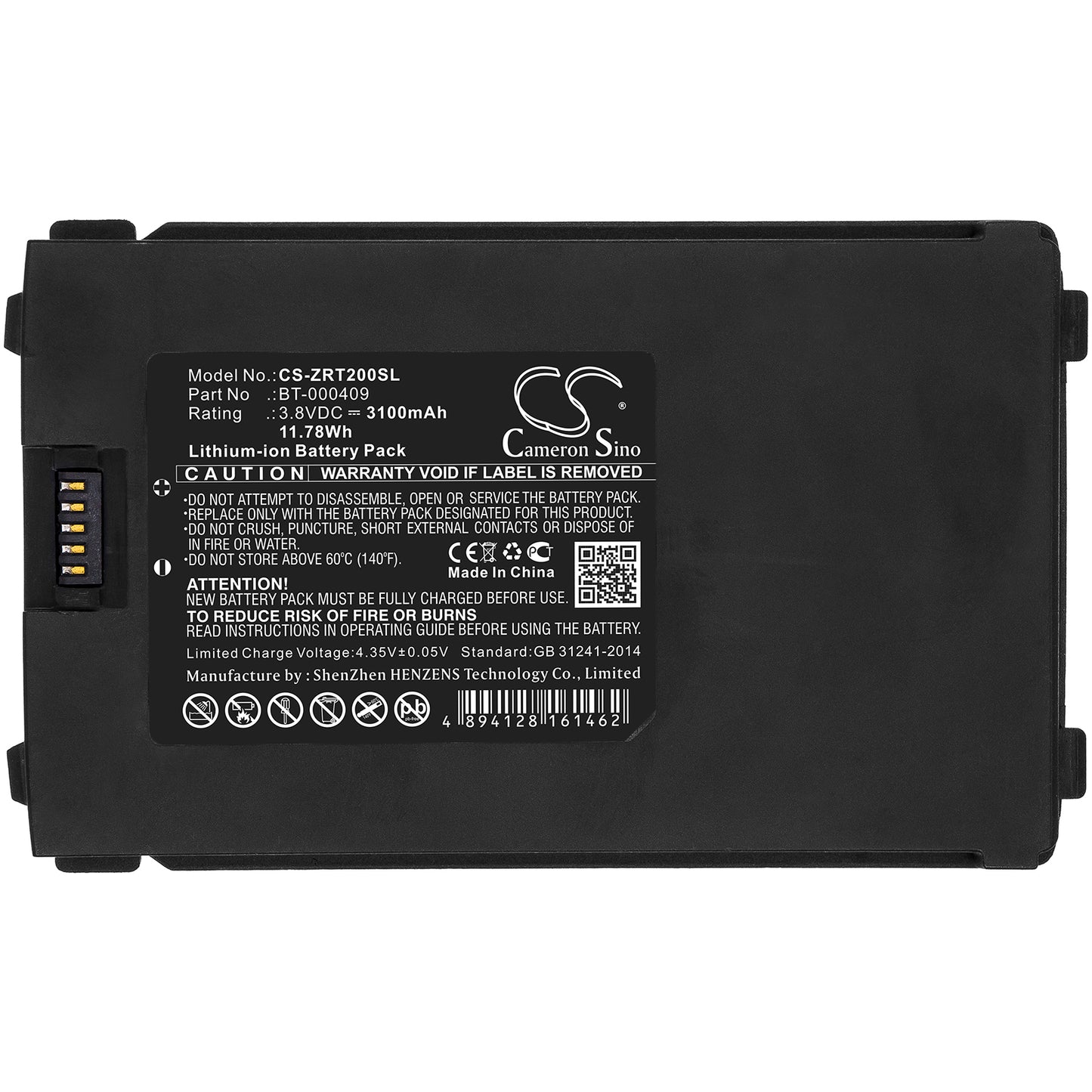 Replacement Battery for Zebra TC2x – Barcode Scanner – 3100mAh / 3.8V - image 3