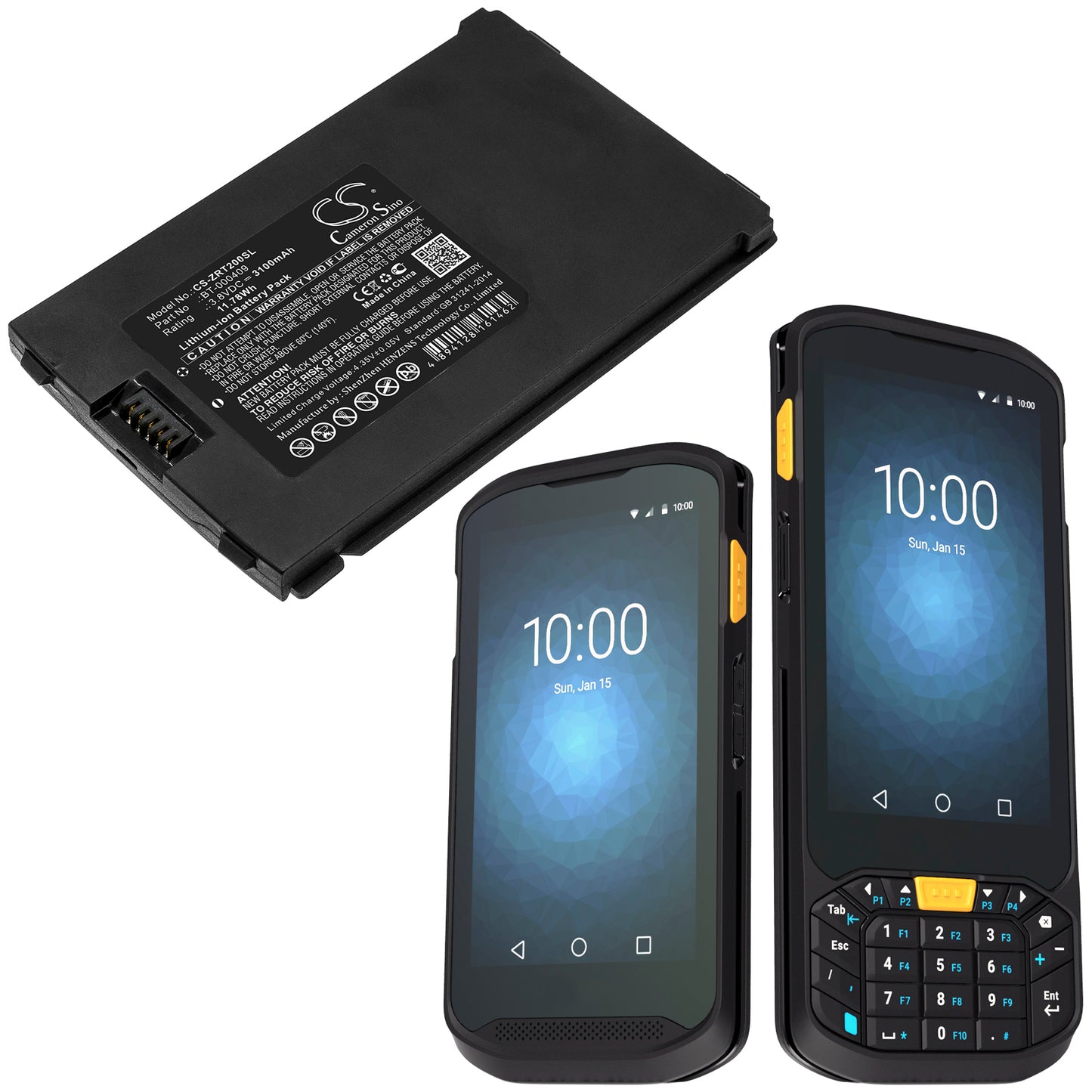 Replacement Battery for Zebra TC2x – Barcode Scanner – 3100mAh / 3.8V - image 4