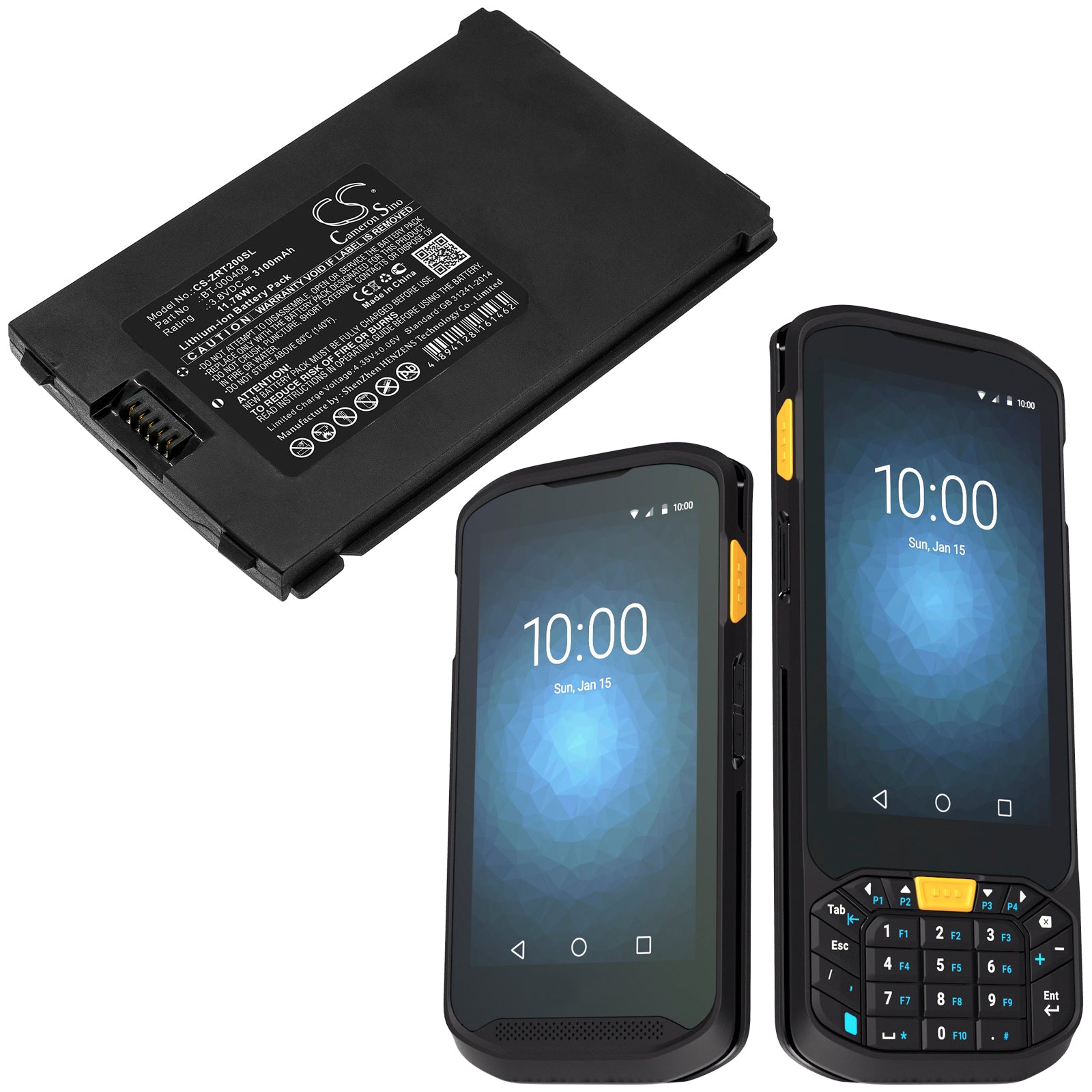 Replacement Battery for Zebra TC2x – Barcode Scanner – 3100mAh / 3.8V - image 4
