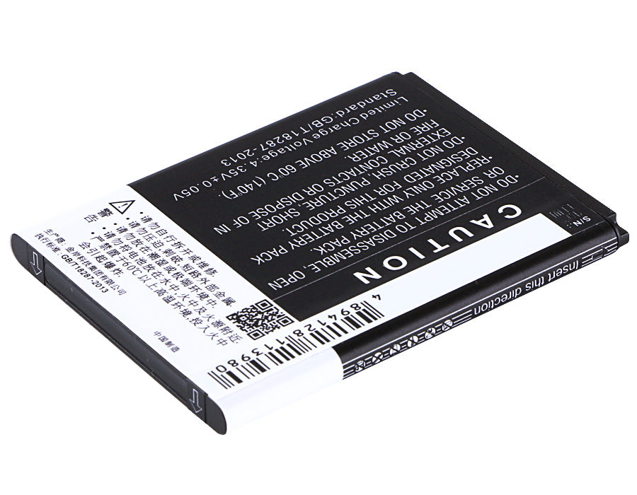 Replacement Battery for Telstra  4GX Buzz – Mobile, SmartPhone – 2300mAh / 8.74Wh / 3.8V