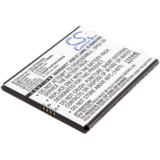 Replacement Battery for ZTE Avid 579 – Mobile, SmartPhone – 2100mAh / 3.8V - image 1