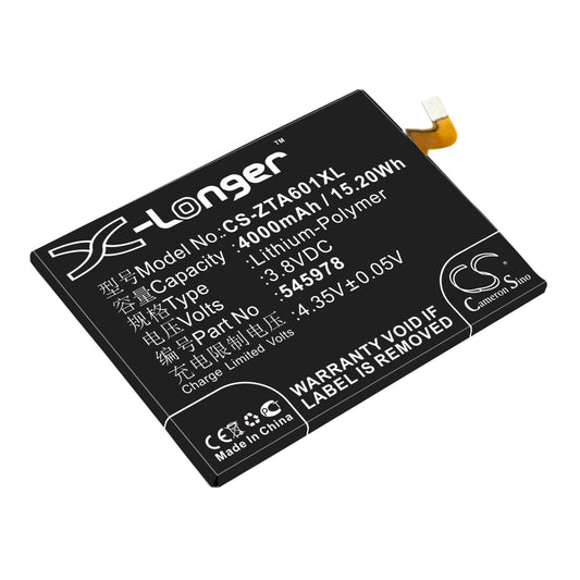 Replacement Battery for ZTE Blade A601 – Mobile, SmartPhone – 4000mAh / 3.8V - image 1