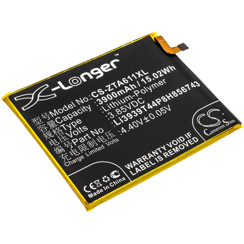 Replacement Battery for ZTE Blade A6 Max – Mobile, SmartPhone – 3900mAh / 3.85V - image 1