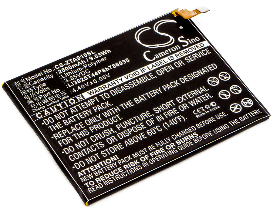 Replacement Battery for Vodafone | Orange | ZTE Smart Prime 7 – Mobile, SmartPhone – 2500mAh / 3.85V - image 1