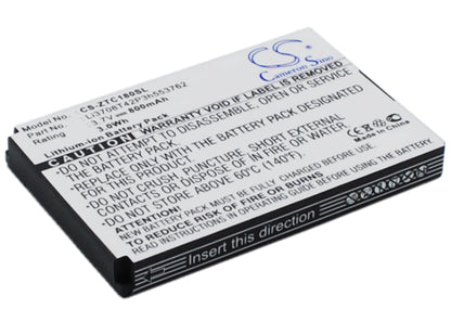 Replacement Battery for ZTE | Telstra C160 – Mobile, SmartPhone – 800mAh / 3.7V - image 2