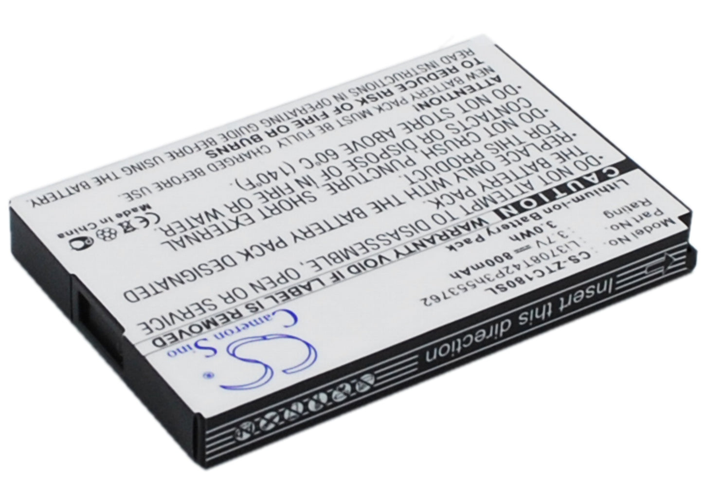 Replacement Battery for ZTE | Telstra C160 – Mobile, SmartPhone – 800mAh / 3.7V - image 3
