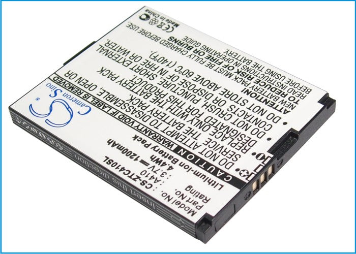 Replacement Battery for Telstra | Cricket | ZTE Cricket A410 – Mobile, SmartPhone – 1200mAh / 3.7V - image 1