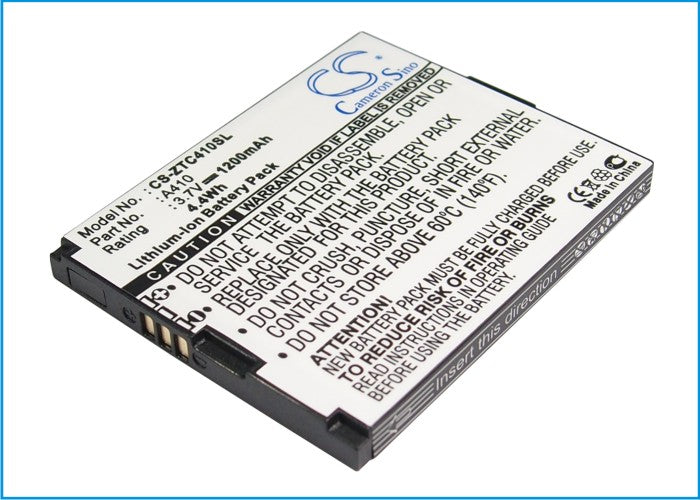 Replacement Battery for Telstra  A410 – Mobile, SmartPhone – 1200mAh / 3.7V