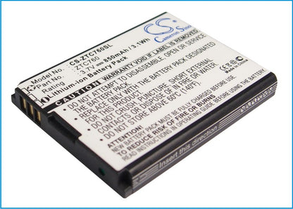 Replacement Battery for ZTE | MetroPCS | Telstra C76 – Mobile, SmartPhone – 850mAh / 3.7V - image 1