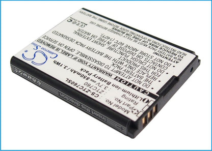 Replacement Battery for ZTE | MetroPCS | Telstra C76 – Mobile, SmartPhone – 850mAh / 3.7V - image 2