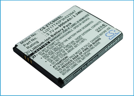 Replacement Battery for ZTE | Telstra C90 – Mobile, SmartPhone – 900mAh / 3.7V - image 1
