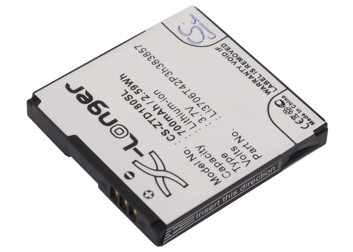 Replacement Battery for Orange | Vodafone | ZTE | T-Mobile Le Tactile – Mobile, SmartPhone – 700mAh / 3.7V - image 1