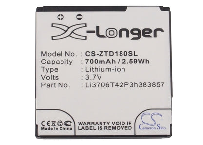 Replacement Battery for Orange | Vodafone | ZTE | T-Mobile Le Tactile – Mobile, SmartPhone – 700mAh / 3.7V - image 5