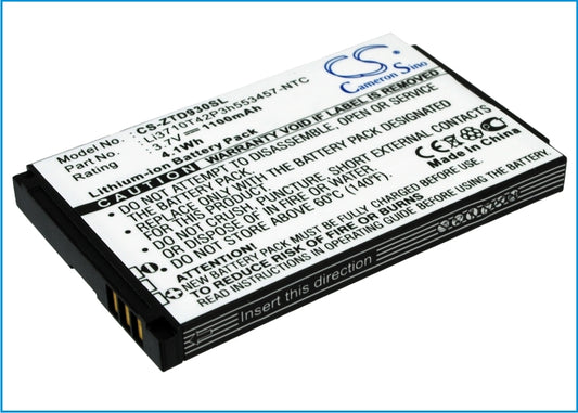 Replacement Battery for Cricket | ZTE Chorus – Mobile, SmartPhone – 1100mAh / 3.7V - image 1