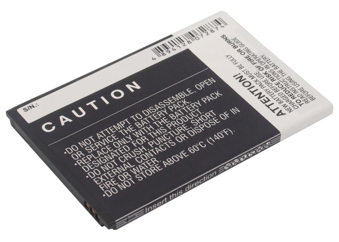 Replacement Battery for MetroPCS  Avid – Mobile, SmartPhone – 1800mAh / 6.66Wh / 3.7V