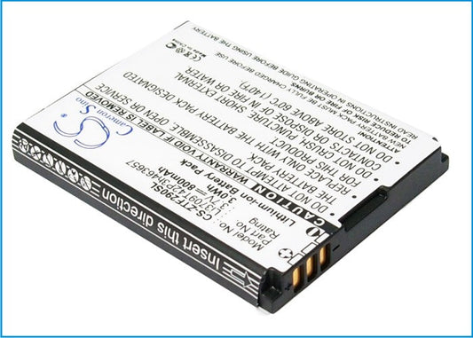 Replacement Battery for Vodafone  547 – Mobile, SmartPhone – 800mAh / 2.96Wh / 3.7V