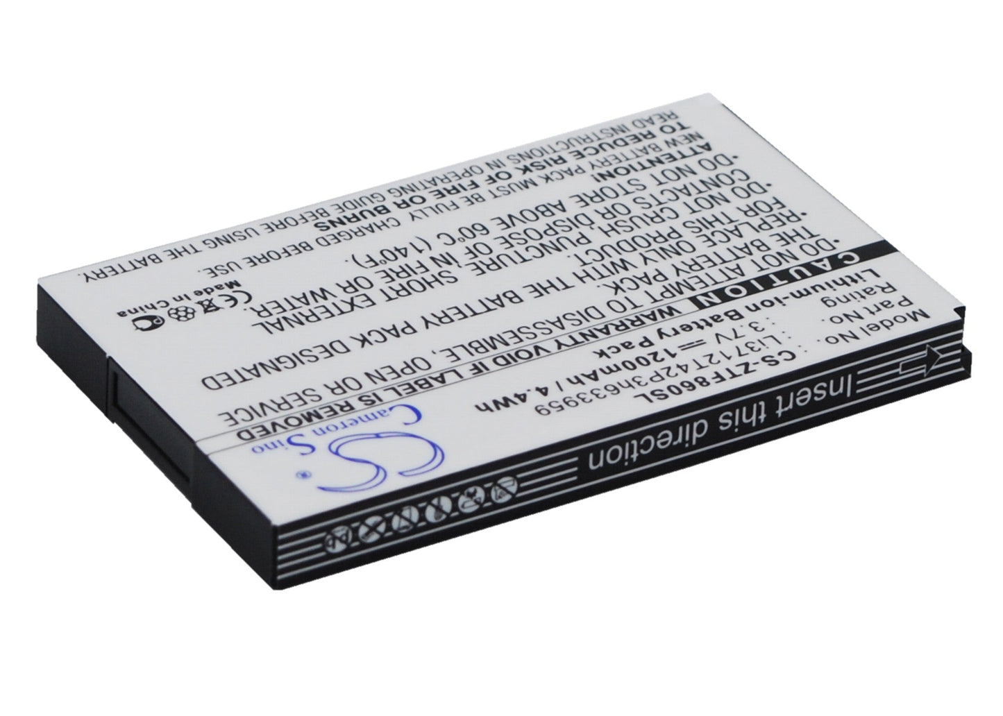 Replacement Battery for ZTE  E700 F860 F868 F866 – Mobile, SmartPhone – 1200mAh / 3.7V