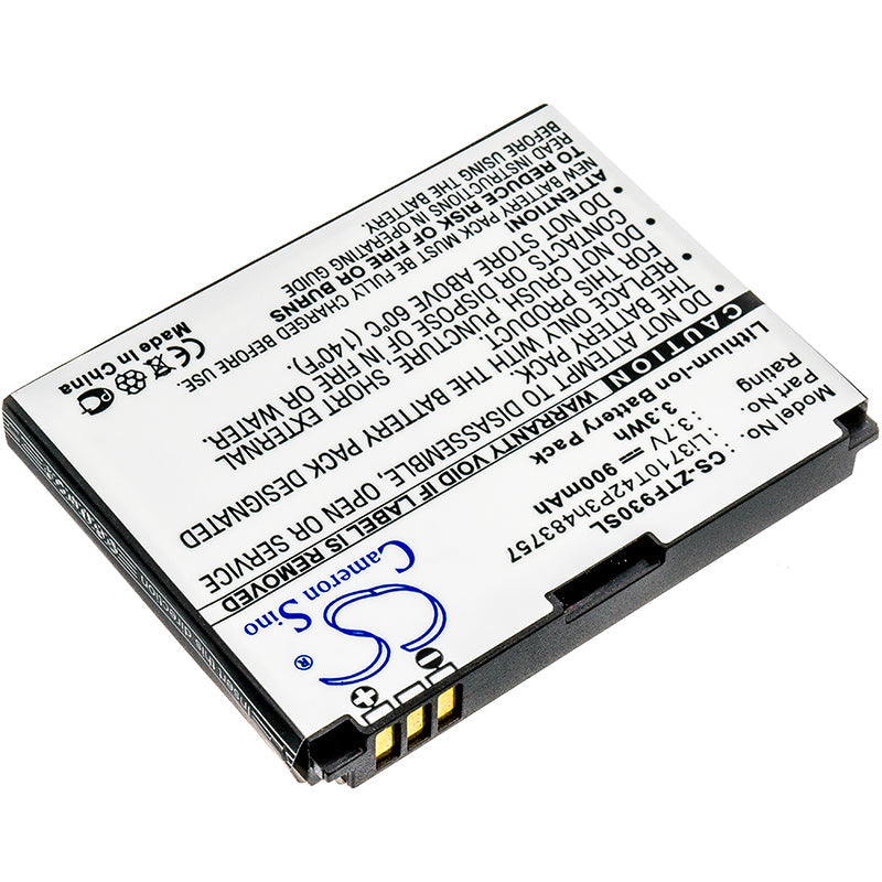 Replacement Battery for Vodafone  1230 – Mobile, SmartPhone – 900mAh / 3.33Wh / 3.7V