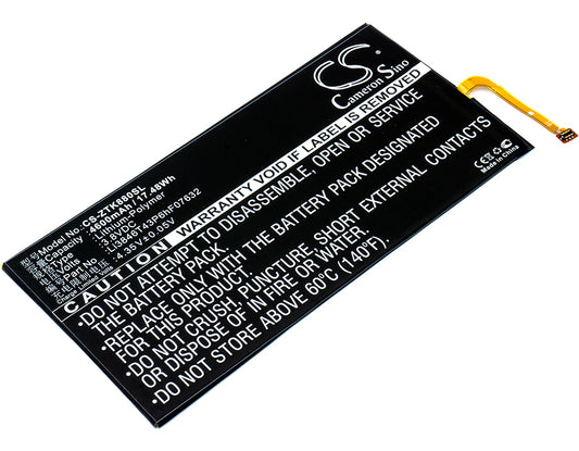 Replacement Battery for AT&T | ZTE Trek 2 HD – Tablet – 4600mAh / 3.8V - image 1