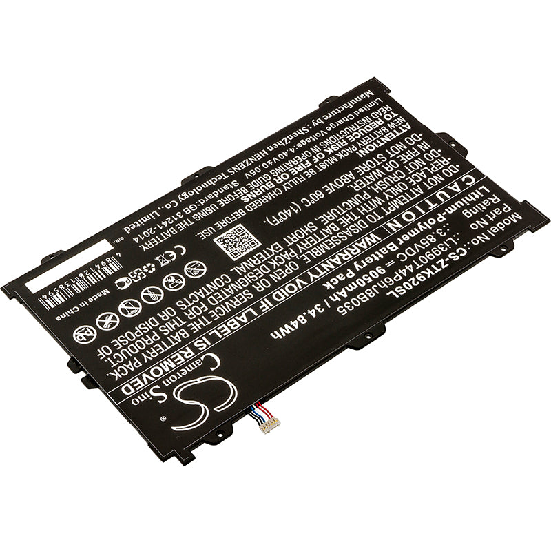 Replacement Battery for ZTE Primetime – Tablet – 9050mAh / 3.85V - image 2