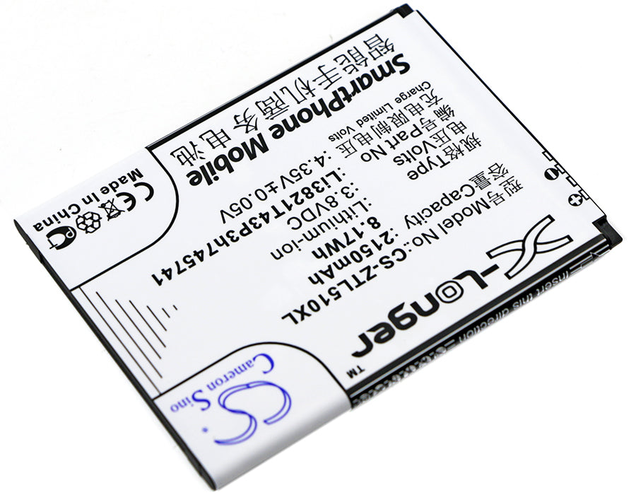 Replacement Battery for ZTE  Blade L5 – Mobile, SmartPhone – 2150mAh / 8.17Wh / 3.8V