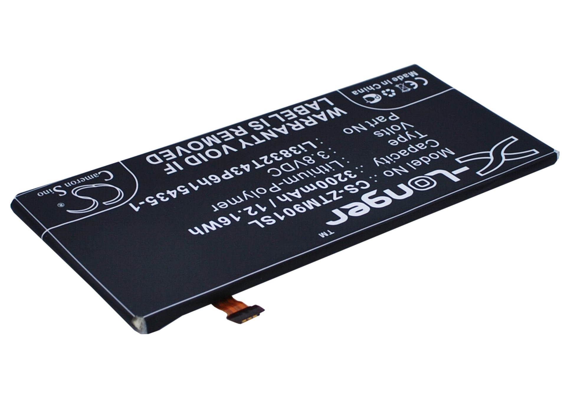 Replacement Battery for ZTE Grand M901C – Mobile, SmartPhone – 3200mAh / 3.8V - image 3