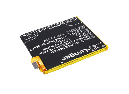Replacement Battery for ZTE  A450 – Mobile, SmartPhone – 3400mAh / 12.92Wh / 3.8V