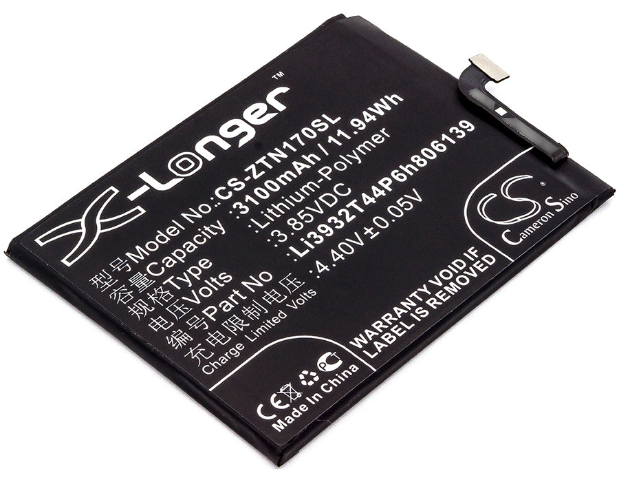 Replacement Battery for ZTE Nubia Z17 – Mobile, SmartPhone – 3100mAh / 3.85V - image 1