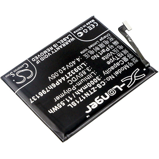 Replacement Battery for Nubia  NX569H – Mobile, SmartPhone – 3000mAh / 11.55Wh / 3.85V