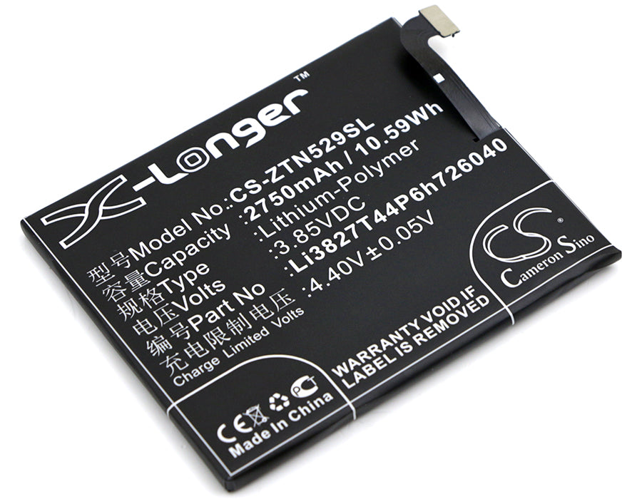 Replacement Battery for ZTE Nubia Z11 mini – Mobile, SmartPhone – 2750mAh / 3.85V - image 1