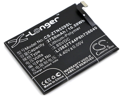 Replacement Battery for ZTE Nubia Z11 mini – Mobile, SmartPhone – 2750mAh / 3.85V - image 1