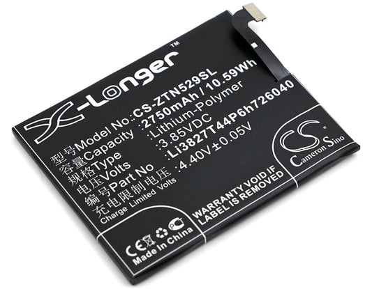 Replacement Battery for ZTE Nubia Z11 mini – Mobile, SmartPhone – 2750mAh / 3.85V - image 1