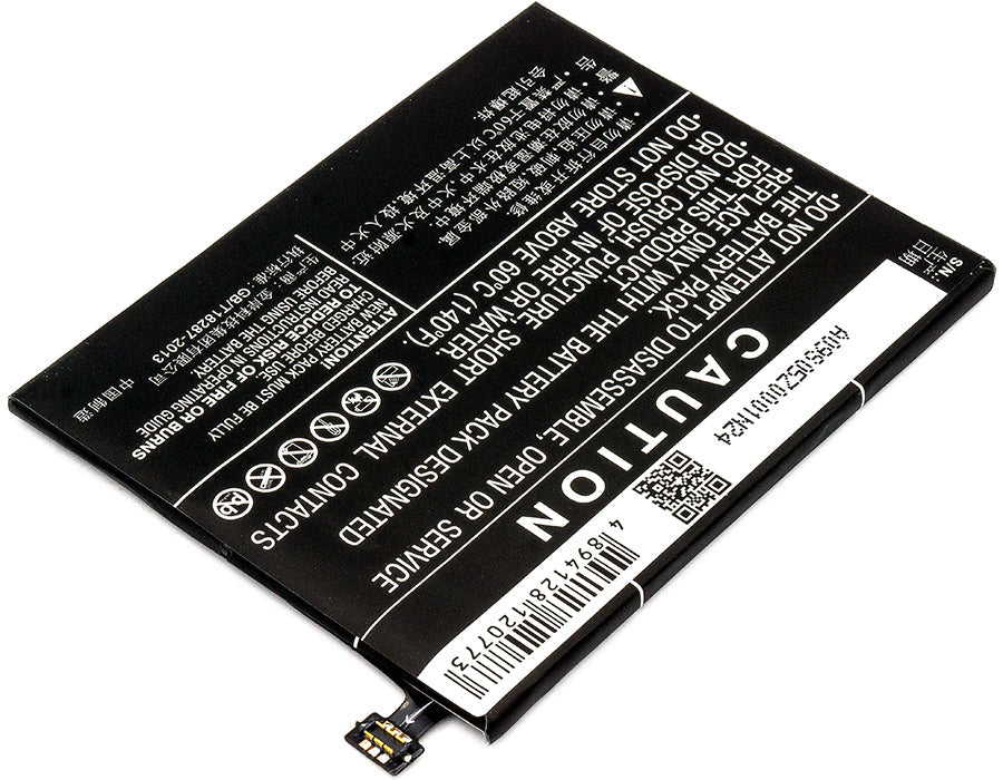 Replacement Battery for ZTE  Nubia M2 Lite – Mobile, SmartPhone – 3000mAh / 11.55Wh / 3.85V