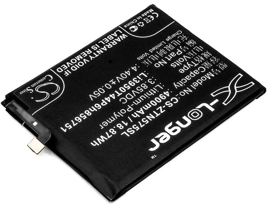 Replacement Battery for Nubia  N2 – Mobile, SmartPhone – 4900mAh / 18.87Wh / 3.85V