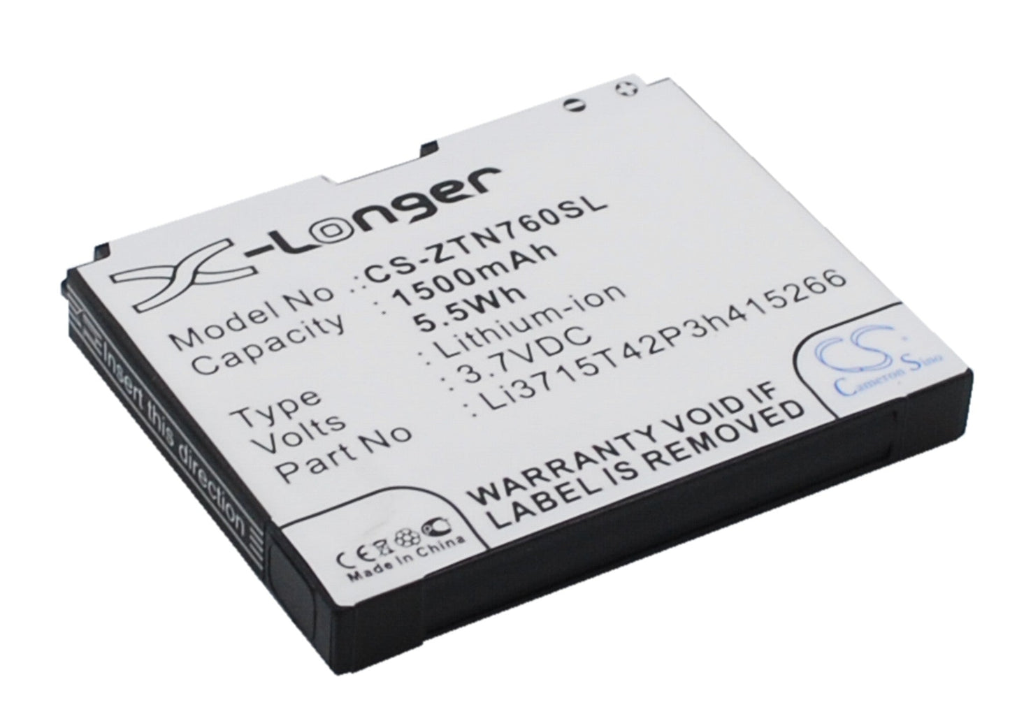 Replacement Battery for AT&T  Avail – Mobile, SmartPhone – 1500mAh / 5.55Wh / 3.7V