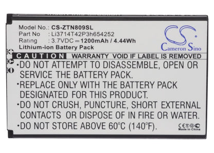 Replacement Battery for ZTE U809 – Mobile, SmartPhone – 1200mAh / 3.7V - image 5