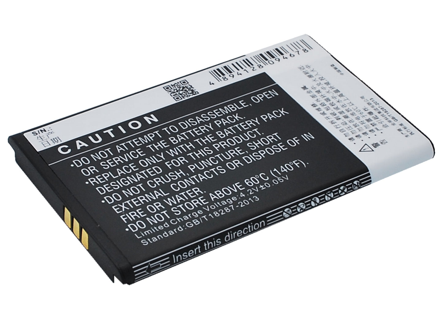 Replacement Battery for ZTE U809 – Mobile, SmartPhone – 1400mAh / 3.7V - image 3