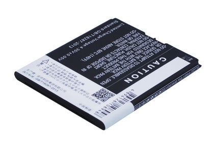 Replacement Battery for ZTE  Obsidian – Mobile, SmartPhone – 1800mAh / 6.84Wh / 3.8V