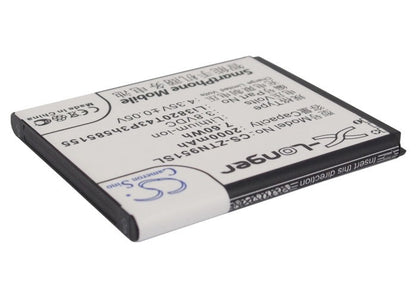 Replacement Battery for STRAIGHT TALK  Solar – Mobile, SmartPhone – 2000mAh / 7.60Wh / 3.8V
