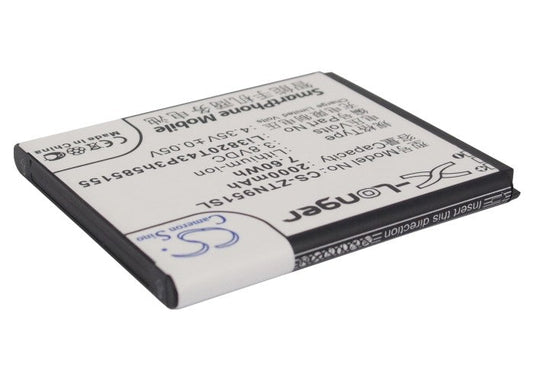 Replacement Battery for AT&T  Z998 – Mobile, SmartPhone – 2000mAh / 7.60Wh / 3.8V