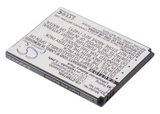 Replacement Battery for Virgin Mobile  AWE – Mobile, SmartPhone – 1400mAh / 5.18Wh / 3.7V