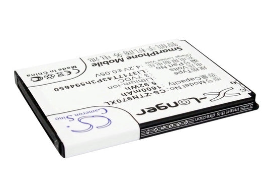 Replacement Battery for Virgin Mobile  AWE – Mobile, SmartPhone – 1600mAh / 5.92Wh / 3.7V