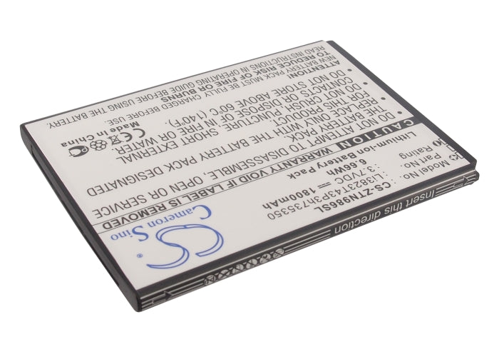 Replacement Battery for Tegra  4 – Mobile, SmartPhone – 1800mAh / 6.66Wh / 3.7V