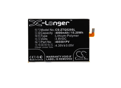 Replacement Battery for ZTE Q529C – Mobile, SmartPhone – 4000mAh / 3.8V - image 5