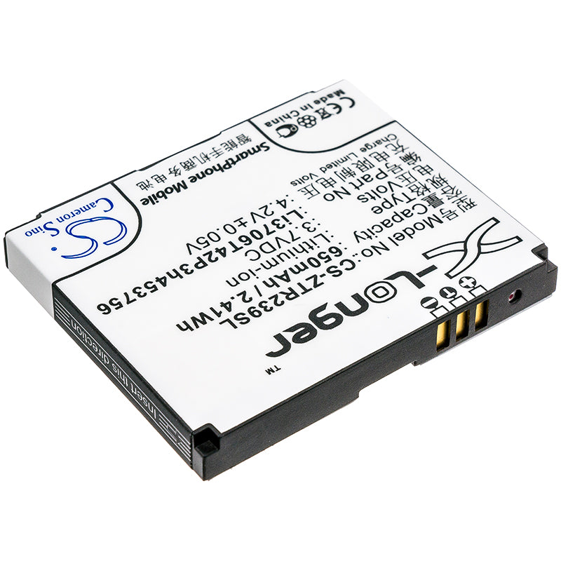 Replacement Battery for ZTE R239 – Mobile, SmartPhone – 650mAh / 3.7V - image 2