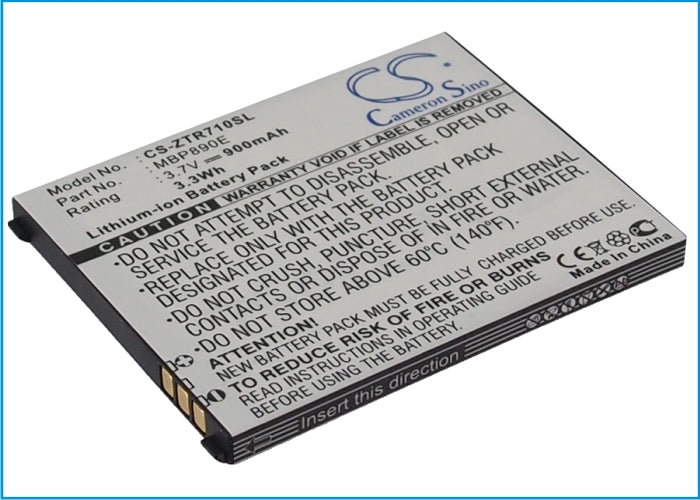 Replacement Battery for ZTE R710 – Mobile, SmartPhone – 900mAh / 3.7V - image 1