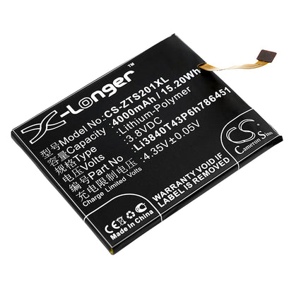 Replacement Battery for ZTE Voyage Plus – Mobile, SmartPhone – 4000mAh / 3.8V - image 1